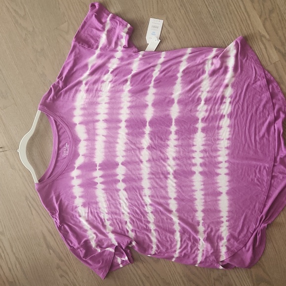 Time and Tru Purple Tie-Dye Women's Top size XXXL - 22 - Picture 4 of 4
